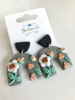Floral Clay Earrings (Multiple Styles)