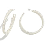 Textured Ladder Hoops (Multiple Colors)