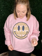 Load image into Gallery viewer, Mama Smiley on Light Pink Sweatshirt