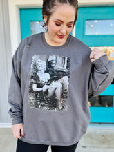 Load image into Gallery viewer, Marilyn/Tupc Distressed Sweatshirt