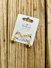 Load image into Gallery viewer, Heart Hoop Earrings