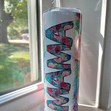 Mama Floral 20 oz Tumbler