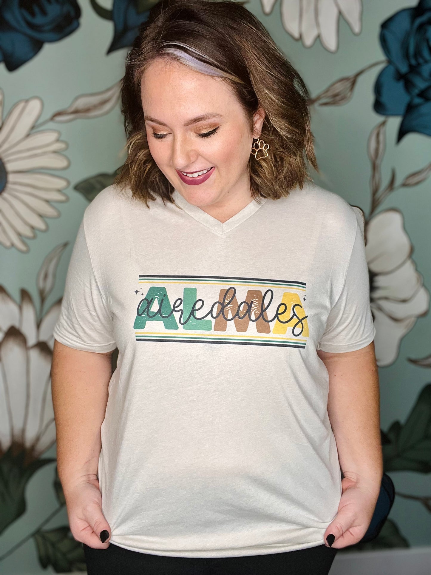 Airedale Colorblock Tee (Multiple School Options)