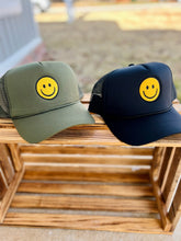 Load image into Gallery viewer, Smiley Face Trucker Hat