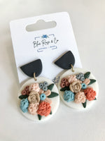 Floral Clay Earrings (Multiple Styles)