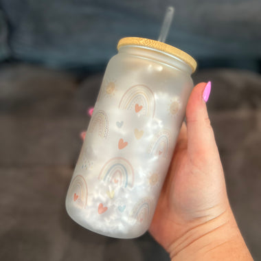 Rainbow Frosted Libby Cup