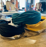 Scalloped Silk Headbands