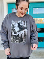 Marilyn/Tupc Distressed Sweatshirt