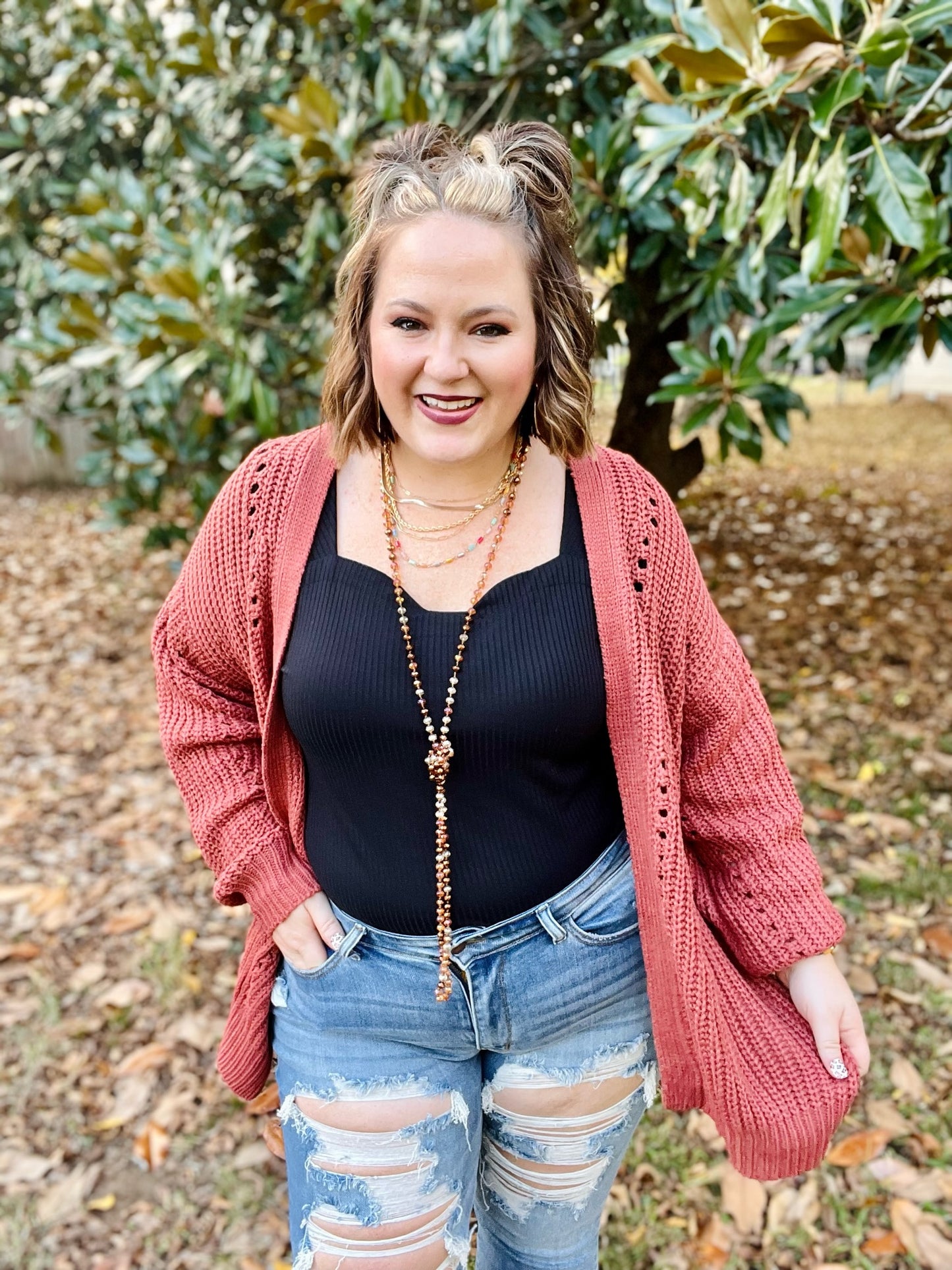 Kelsi Slouchy Knit Cardi