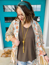 Load image into Gallery viewer, Alyssa Mixed Print Kimono
