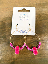 Load image into Gallery viewer, Druzy Drop Earrings (Multiple Colors)