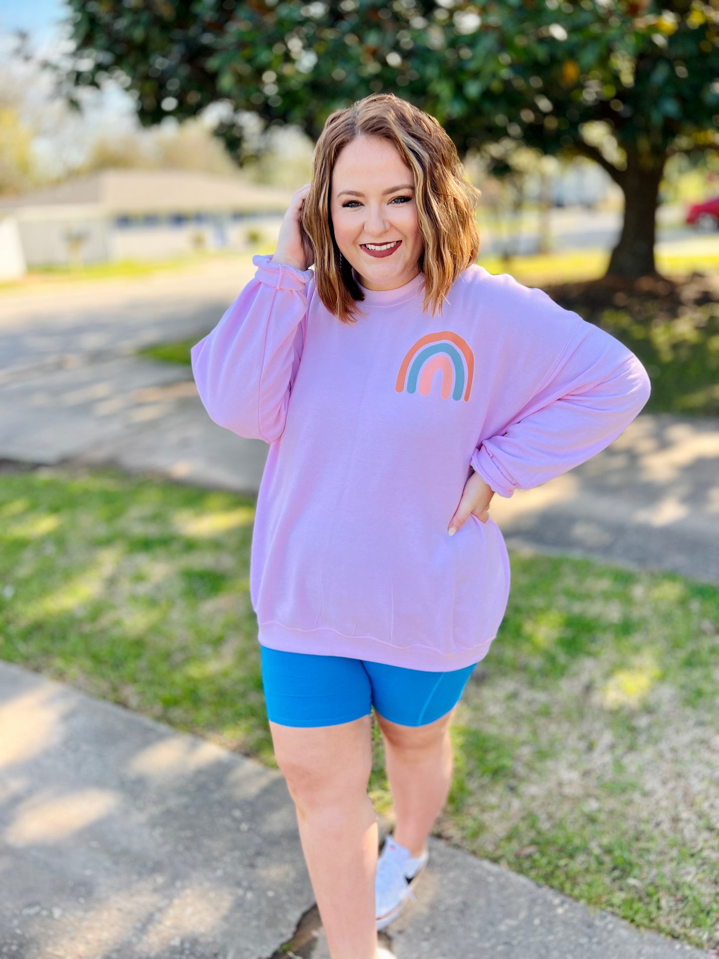 Rainbow Retro Design (Tee/Sweatshirt)