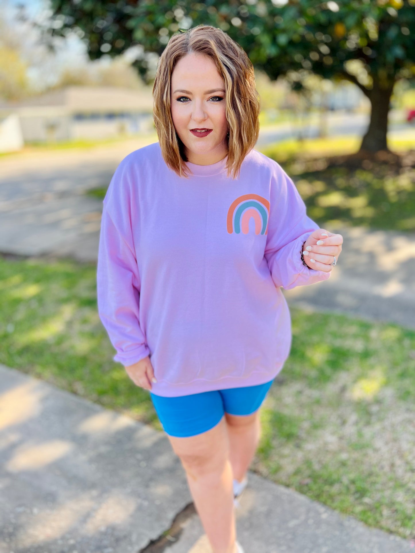 Rainbow Retro Design (Tee/Sweatshirt)