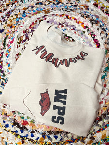 Arkansas Sleeve Neckline Sweatshirt