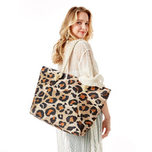 Load image into Gallery viewer, Leopard Tote Bag (Multiple Colors)