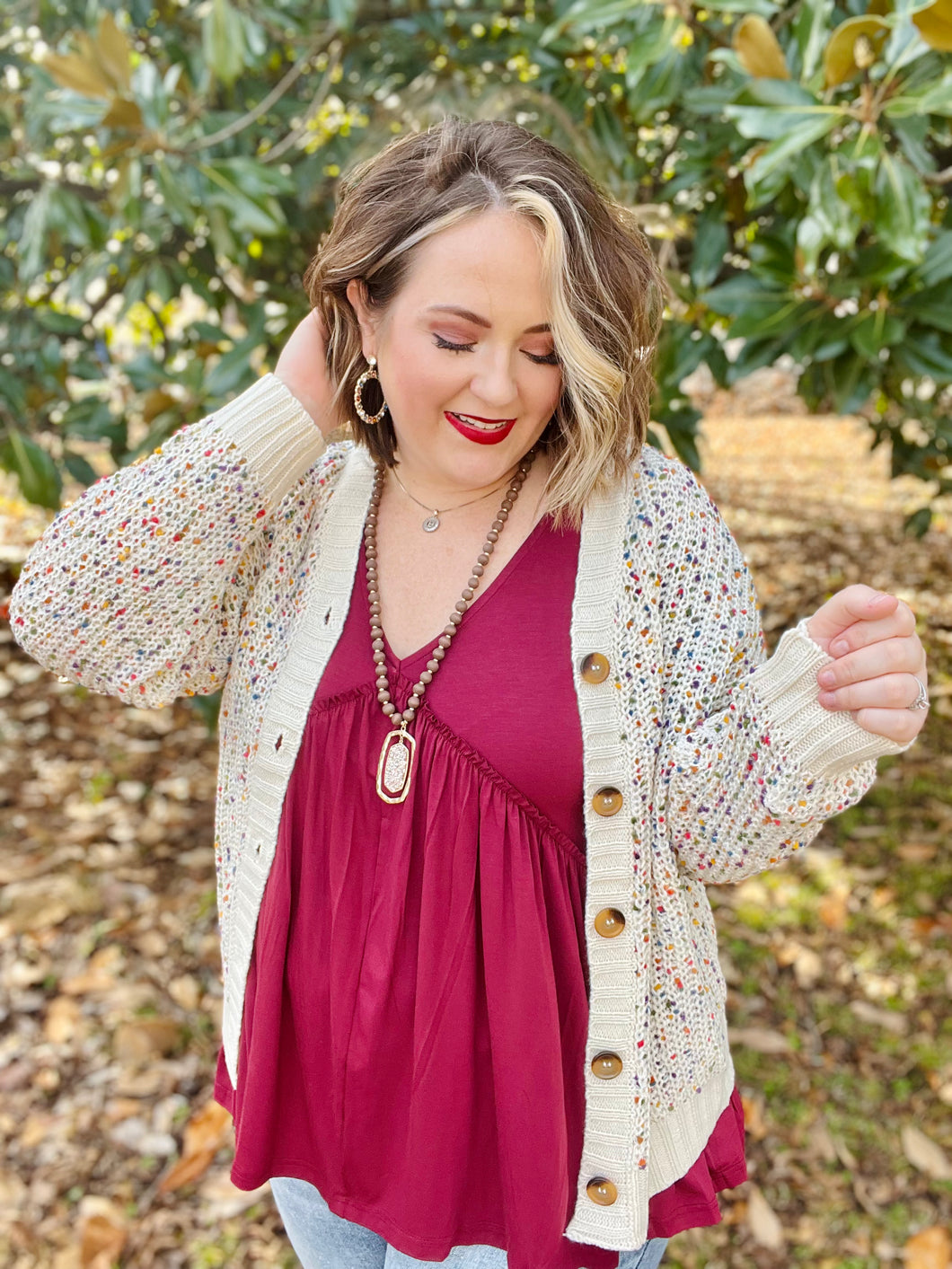 It's a Party Confetti Cardi