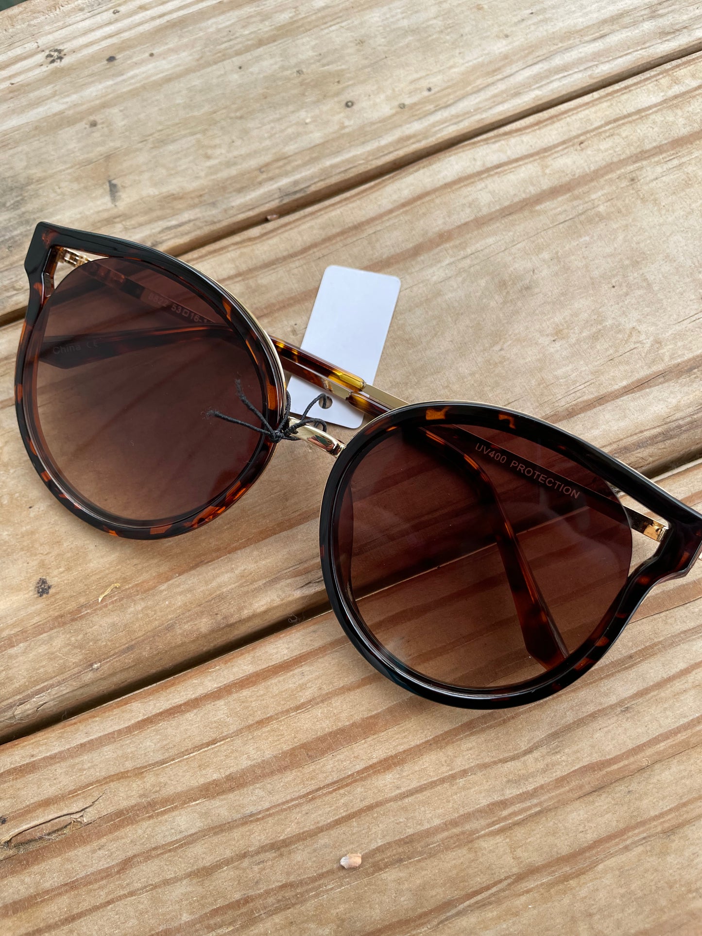 Gold Rimmed Retro Sunnies