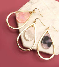 Load image into Gallery viewer, Marble Teardrop Earrings (Multiple Colors)