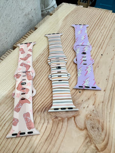 Silicone Apple Watch Bands (Multiple Colors)