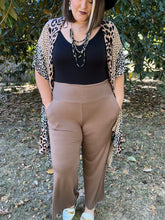 Load image into Gallery viewer, Smocked Palazzo Pants in Mocha