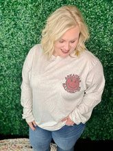 Load image into Gallery viewer, Arkansas Retro Smiley  Long Sleeve Tee (Front and Back print)
