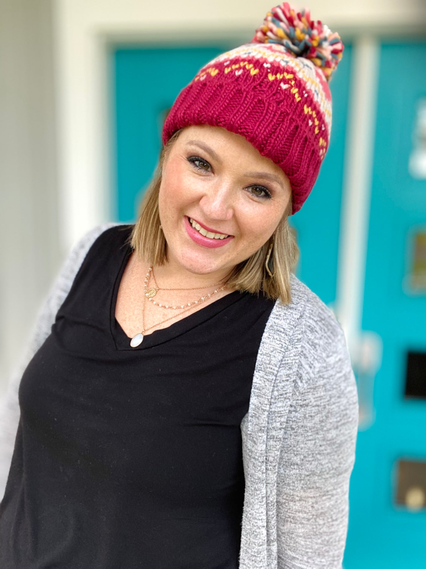 Berry Knit Beanie