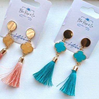 Boho Glam Tassel Earrings (Multiple Colors)