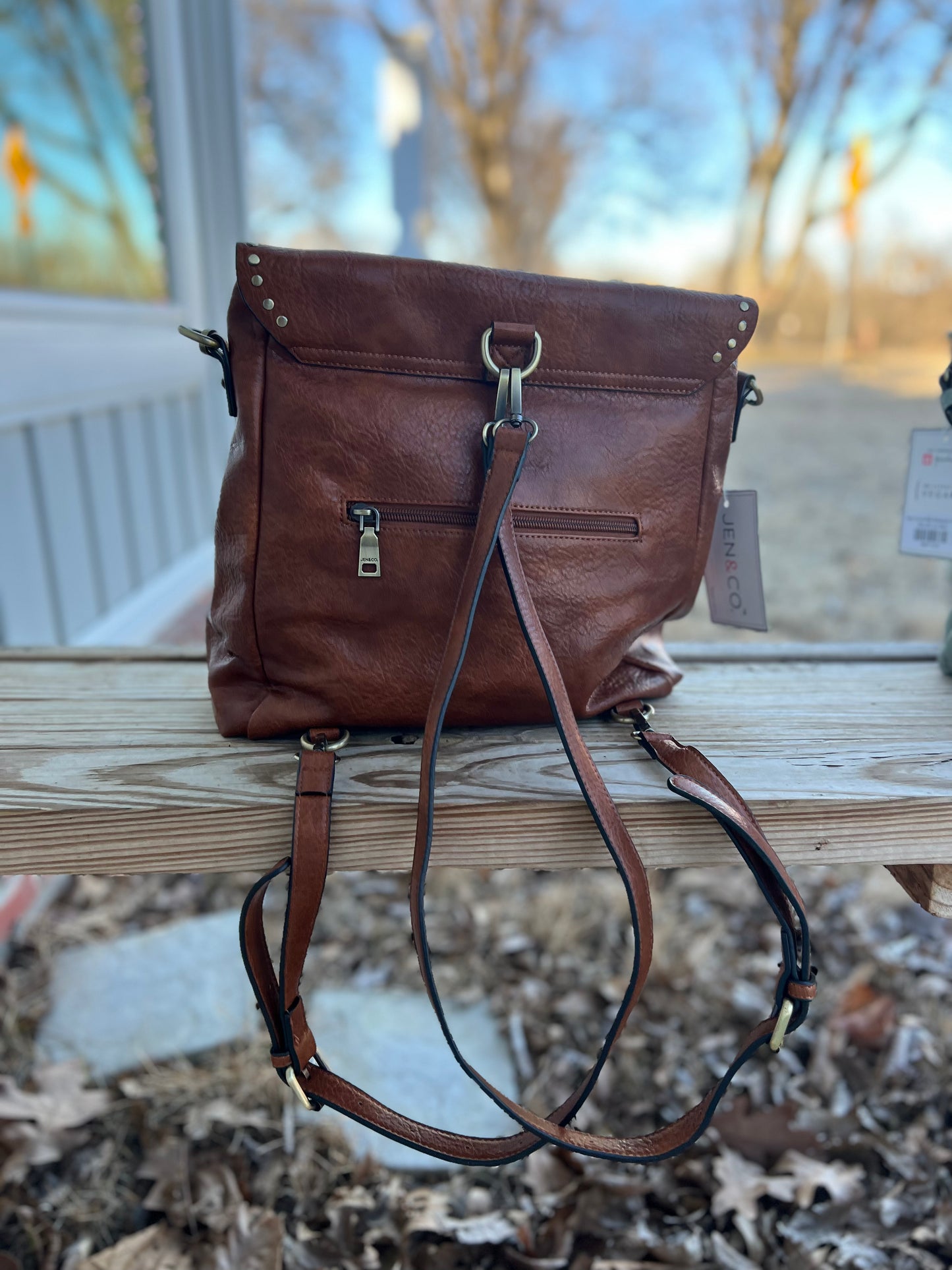 India Convertible Backpack Purse