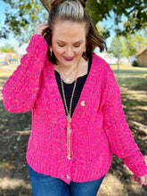 Load image into Gallery viewer, Pink Confetti Cardi