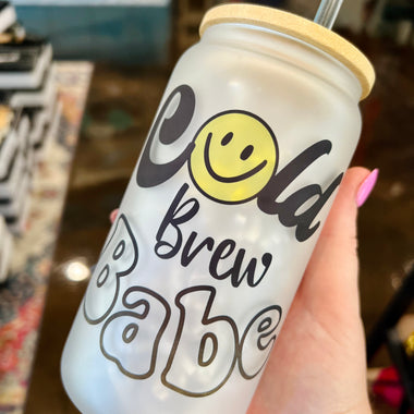 Cold Brew Babe Frosted Libby Cup