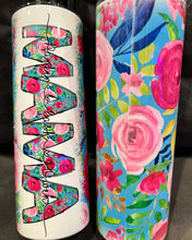 Load image into Gallery viewer, Floral Custom 20 oz Metal Tumbler
