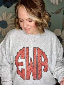 Custom Monogram Sweatshirt (Multiple Styles)