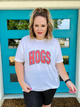 Load image into Gallery viewer, Hogs Graphic Tee on White