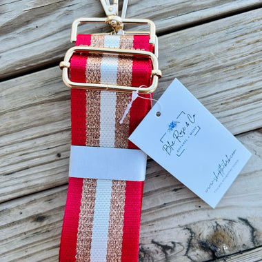 Striped Guitar Straps (Multiple Colors)