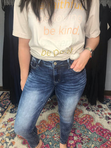 Special A Acid Wash Skinny Jeans