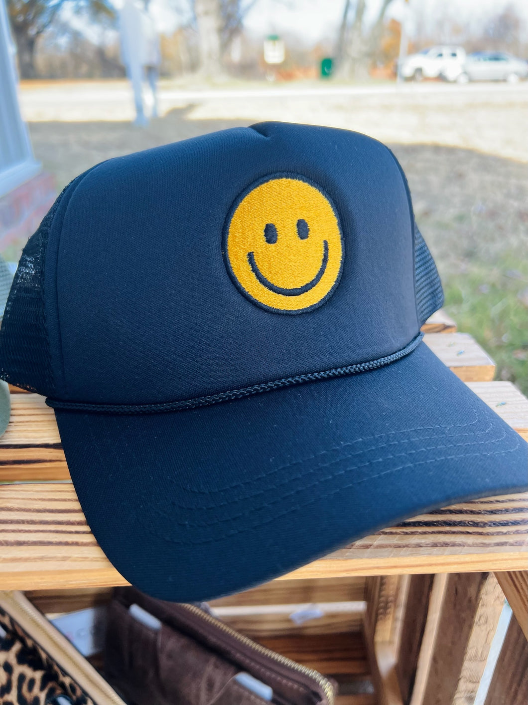 Smiley Face Trucker Hat