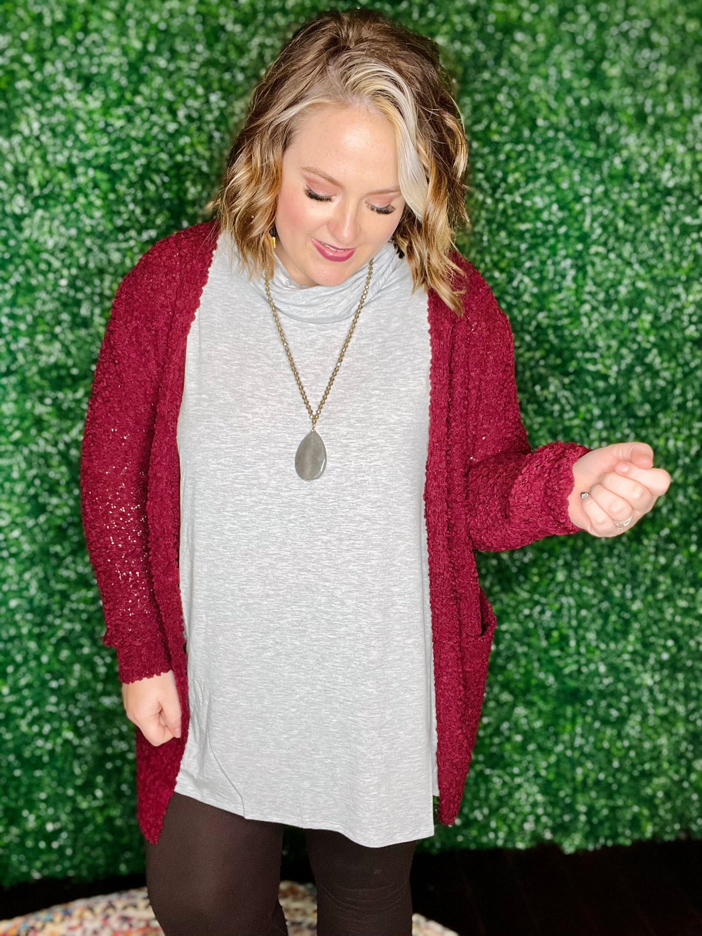 Poppy Popcorn Cardigan (Multiple Colors)