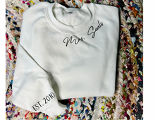 Load image into Gallery viewer, Mrs. Custom Sweatshirt (Multiple Colors and Options)