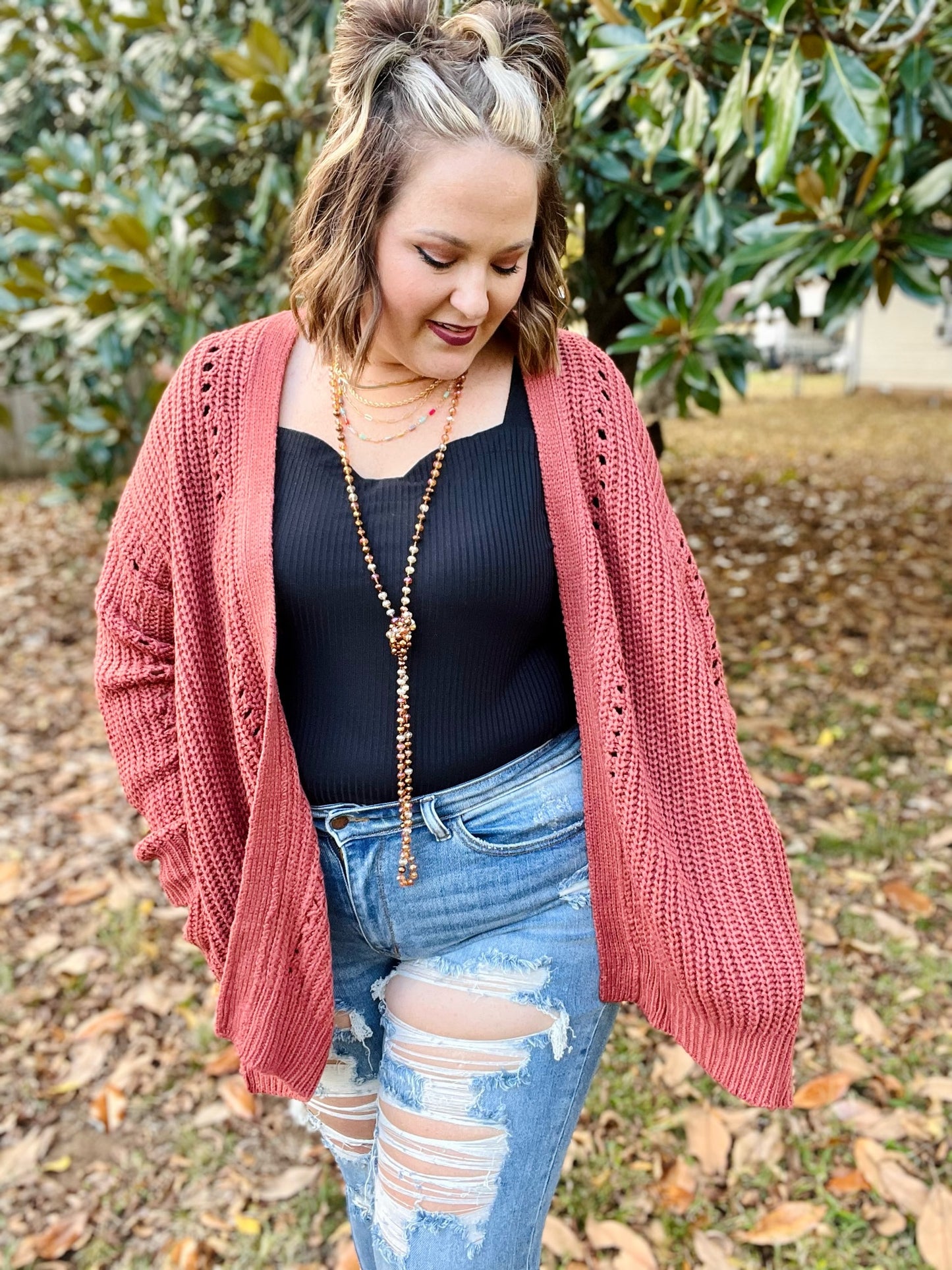 Kelsi Slouchy Knit Cardi