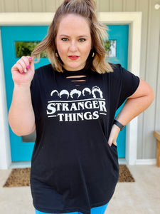 Stranger Distressed Graphic Tee