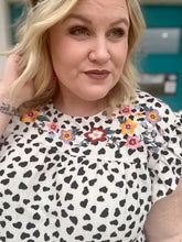 Load image into Gallery viewer, Dizzy Print Babydoll Dress