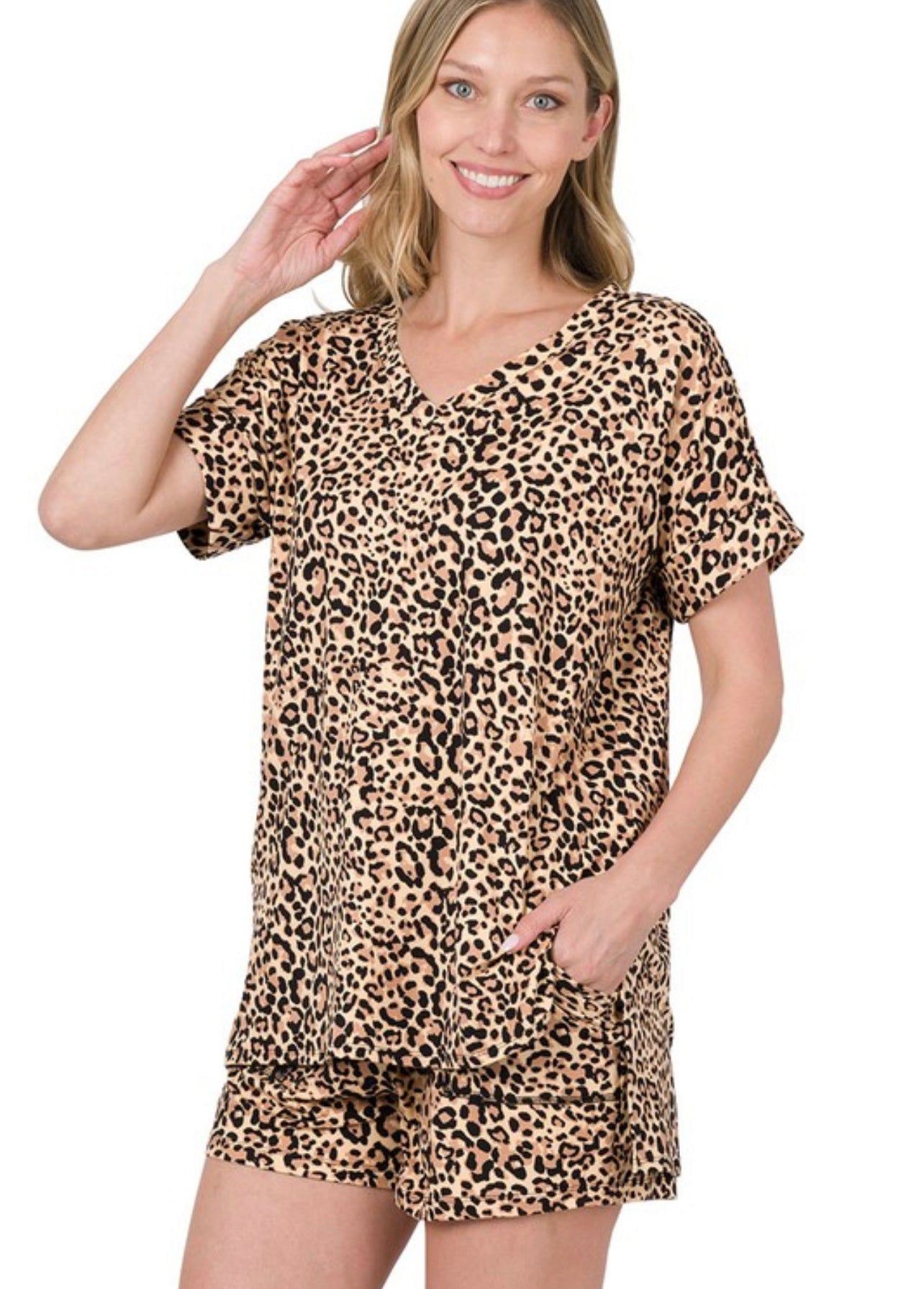 Lizzie Leopard Lounge Set