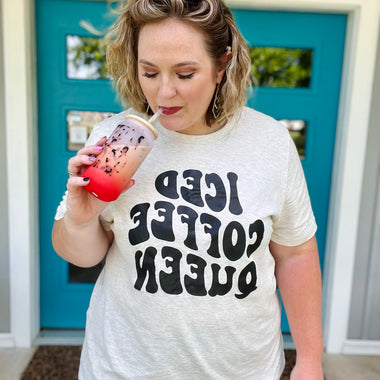Iced Coffee Queen Graphic Tee