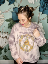 Load image into Gallery viewer, Boho Peace Sign Hand Dyed Sweatshirt