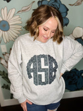 Load image into Gallery viewer, Custom Monogram Sweatshirt (Multiple Styles)