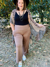 Load image into Gallery viewer, Smocked Palazzo Pants in Mocha