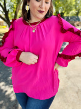 Load image into Gallery viewer, Bonnie Ruffle Sleeve Top