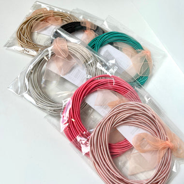 RESTOCK: Guitar String Bracelet Set (multiple colors)