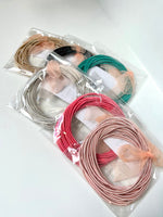 RESTOCK: Guitar String Bracelet Set (multiple colors)