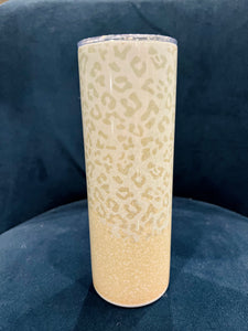 Neutral Leopard 20 oz Tumbler